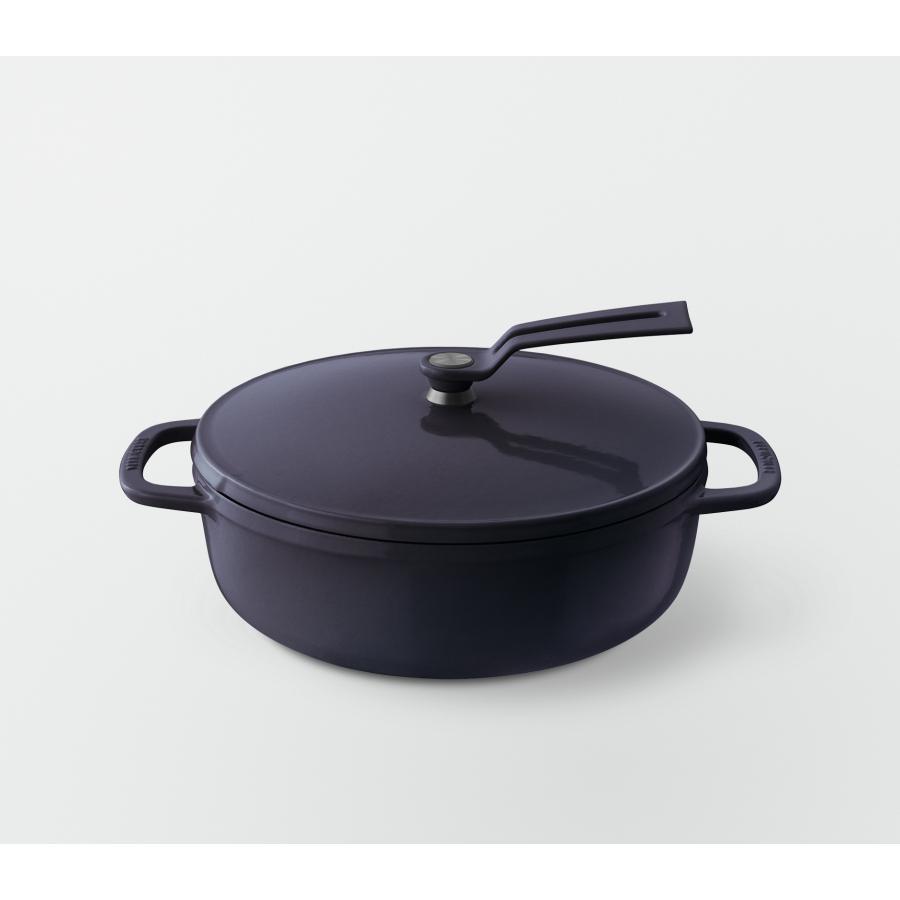 Vermicular Oven Pot 2 Shallow 22cm Ocean Navy