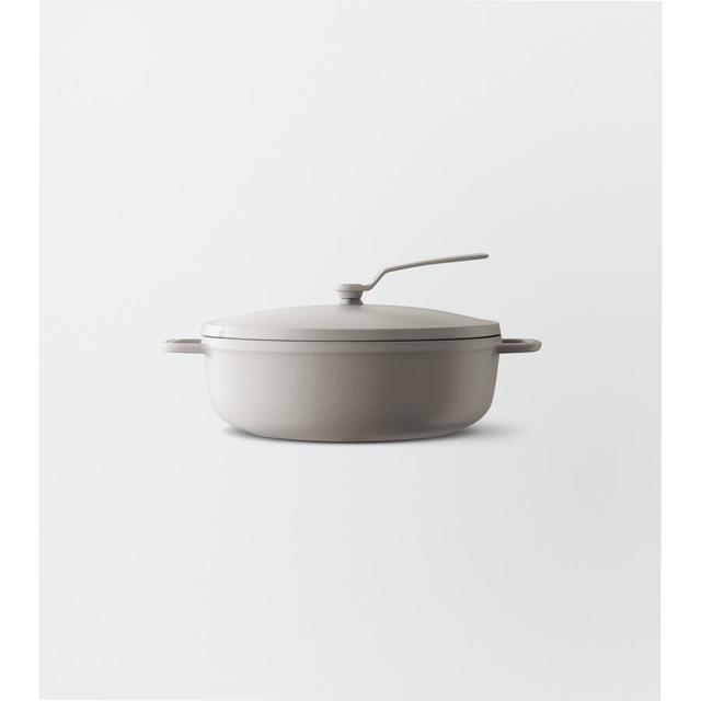 Vermicular Oven Pot 2 Shallow 26cm Matte Linen Beige