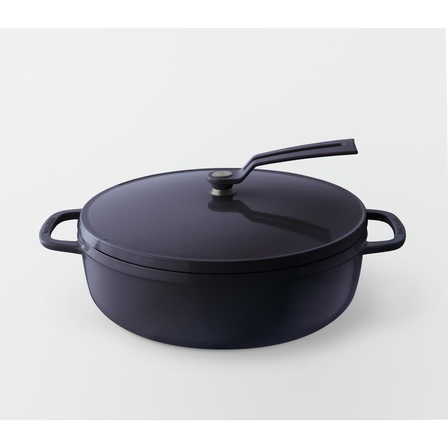 Vermicular Oven Pot 2 Shallow 26cm Ocean Navy