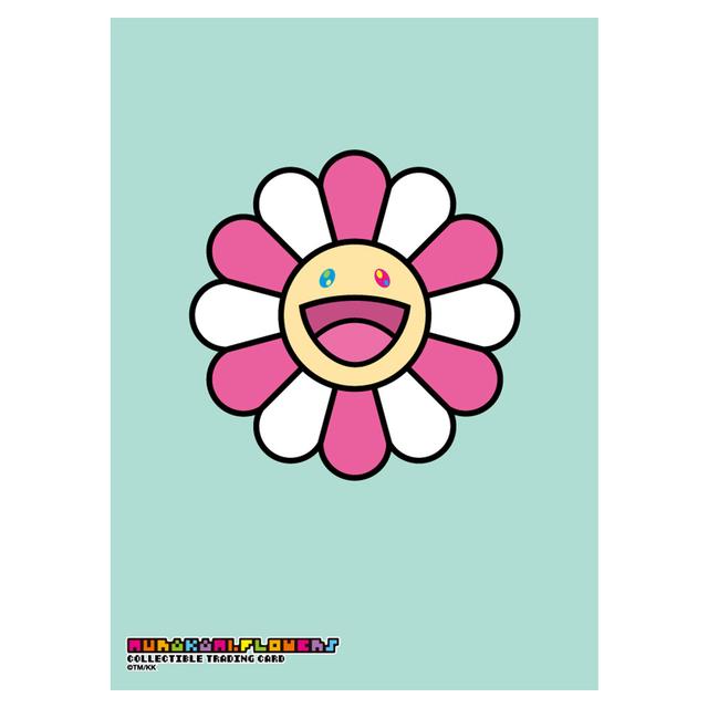 Murakami.Flowers trading card sleeve &quot;Smiling girl&quot; flower ver.