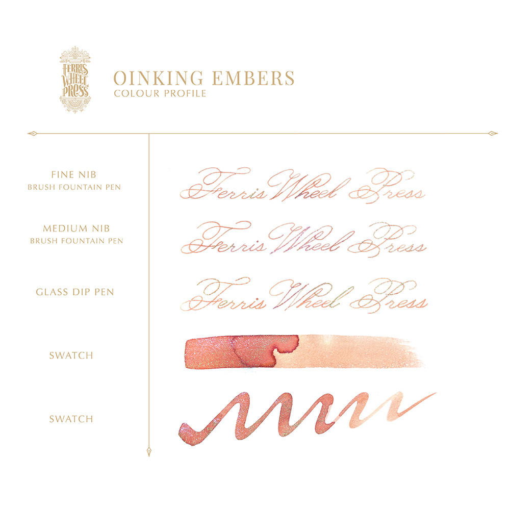 [20ml] Ferris Wheel Press Oinking Embers Ferris Ink