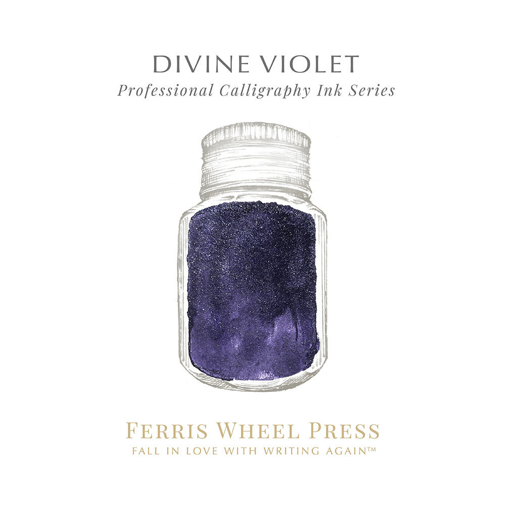 [28ml] Ferris Wheel Press Fanciful Events Collection (pigment ink) Divine Violet Ferris Ink