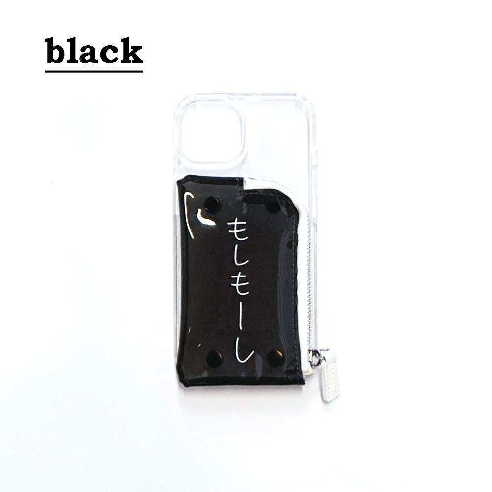 [KenKagami × A SCENE] [iPhone14] B&C PVC clear case ＜Hello＞ *Choose from 3 types*