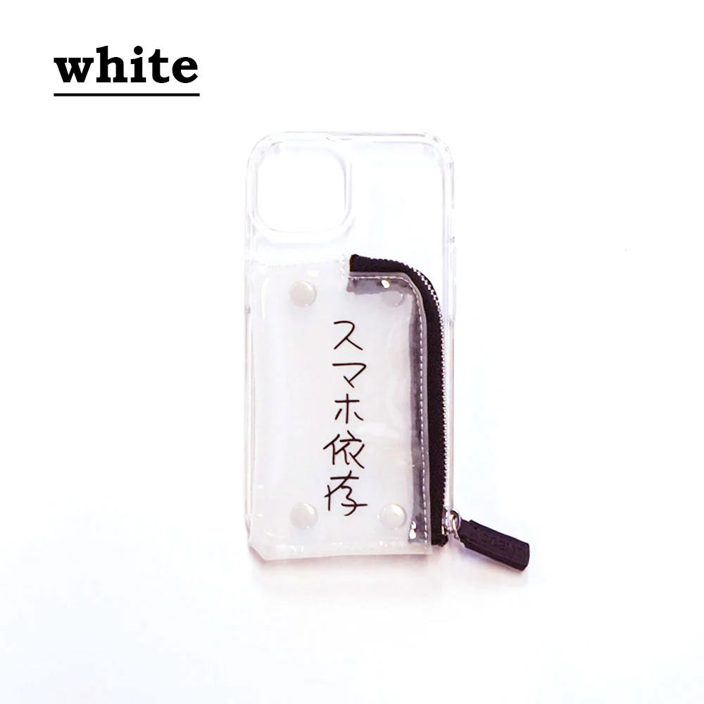 [KenKagami × A SCENE] [iPhone14] B&C PVC clear case <Smartphone Dependent> *Choose from 3 types*