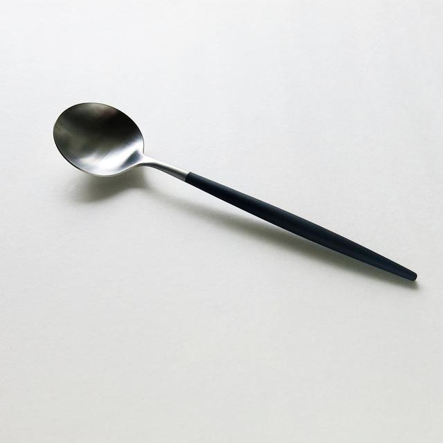 [Cutipol] GOA/Table Spoon/Black×Silver