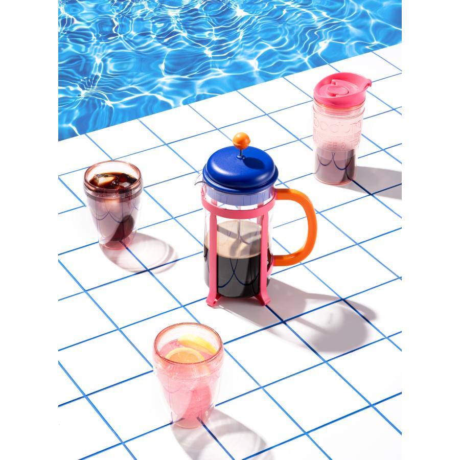 BODUM JAVA French Press Coffee Maker Orange x Blue x Pink