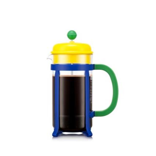 BODUM JAVA French Press Coffee Maker Green x Yellow x Blue