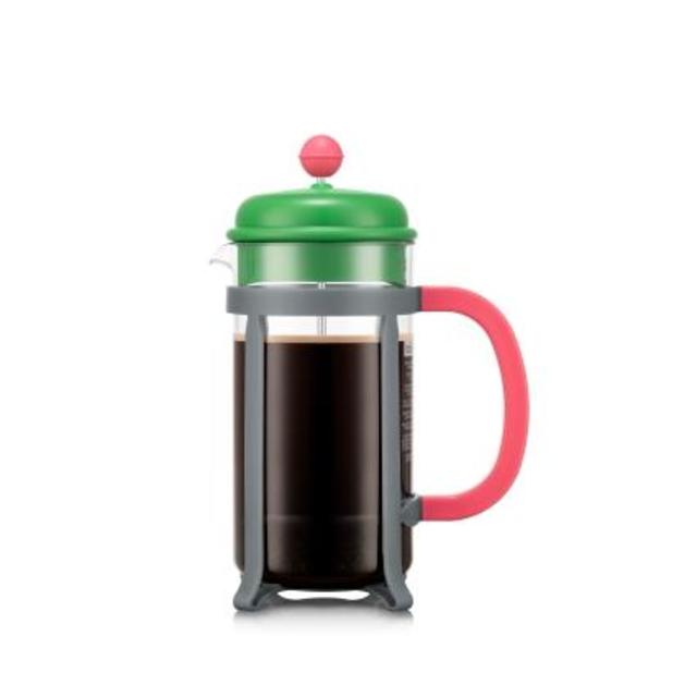 BODUM JAVA French Press Coffee Maker Pink x Green x Gray