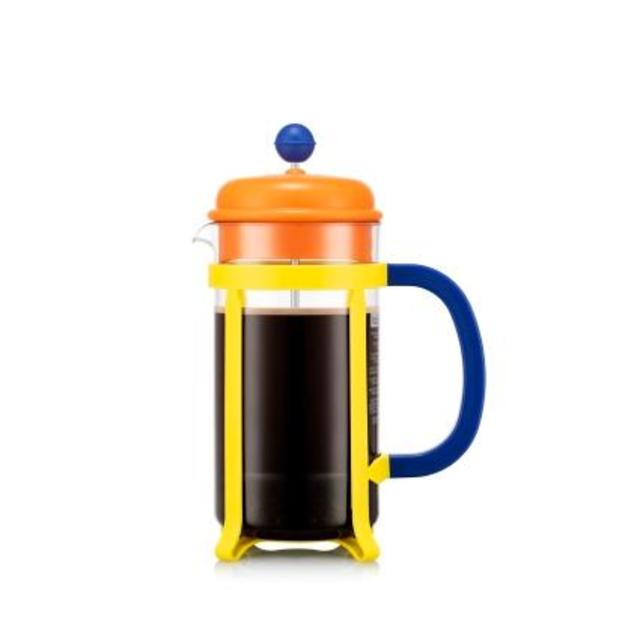 BODUM JAVA French Press Coffee Maker Blue x Orange x Yellow