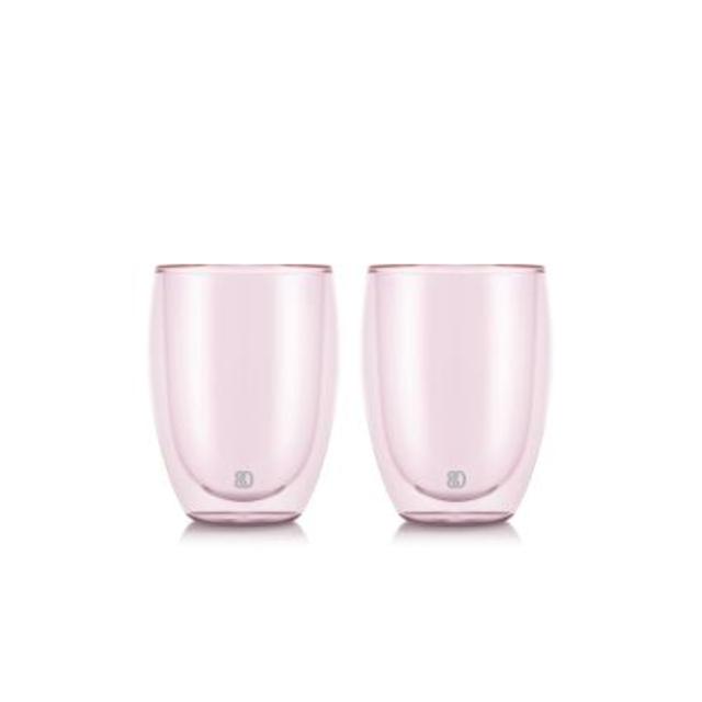 BODUM PAVINA Double Wall Glass (Set of 2) Strawberry