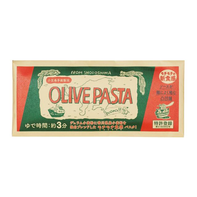 Hand-pulled olive pasta