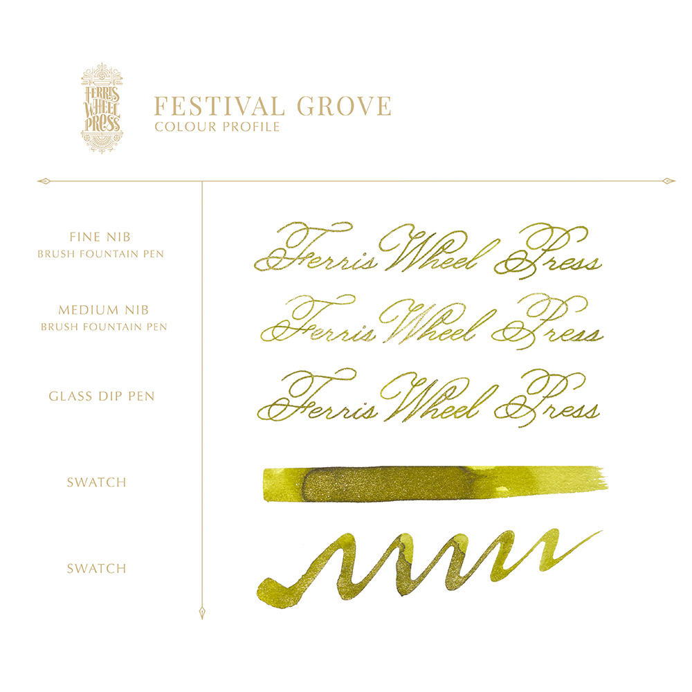 [Ferris Wheel Press] [38ml] Festival Grove Ferris Ink