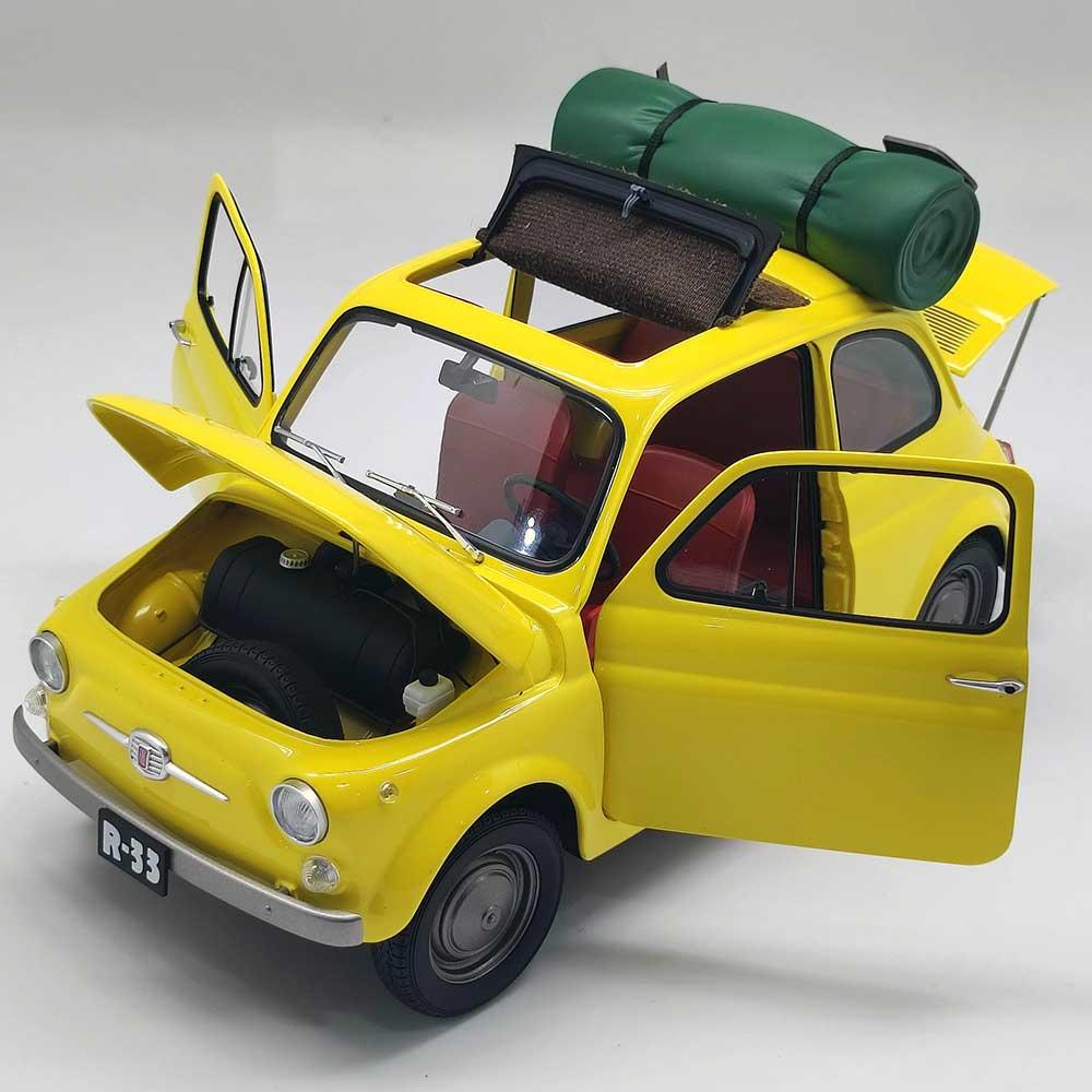 ルパン三世 カリオストロの城 FIAT 500 1/12 ダイキャスト製塗装済み完成品