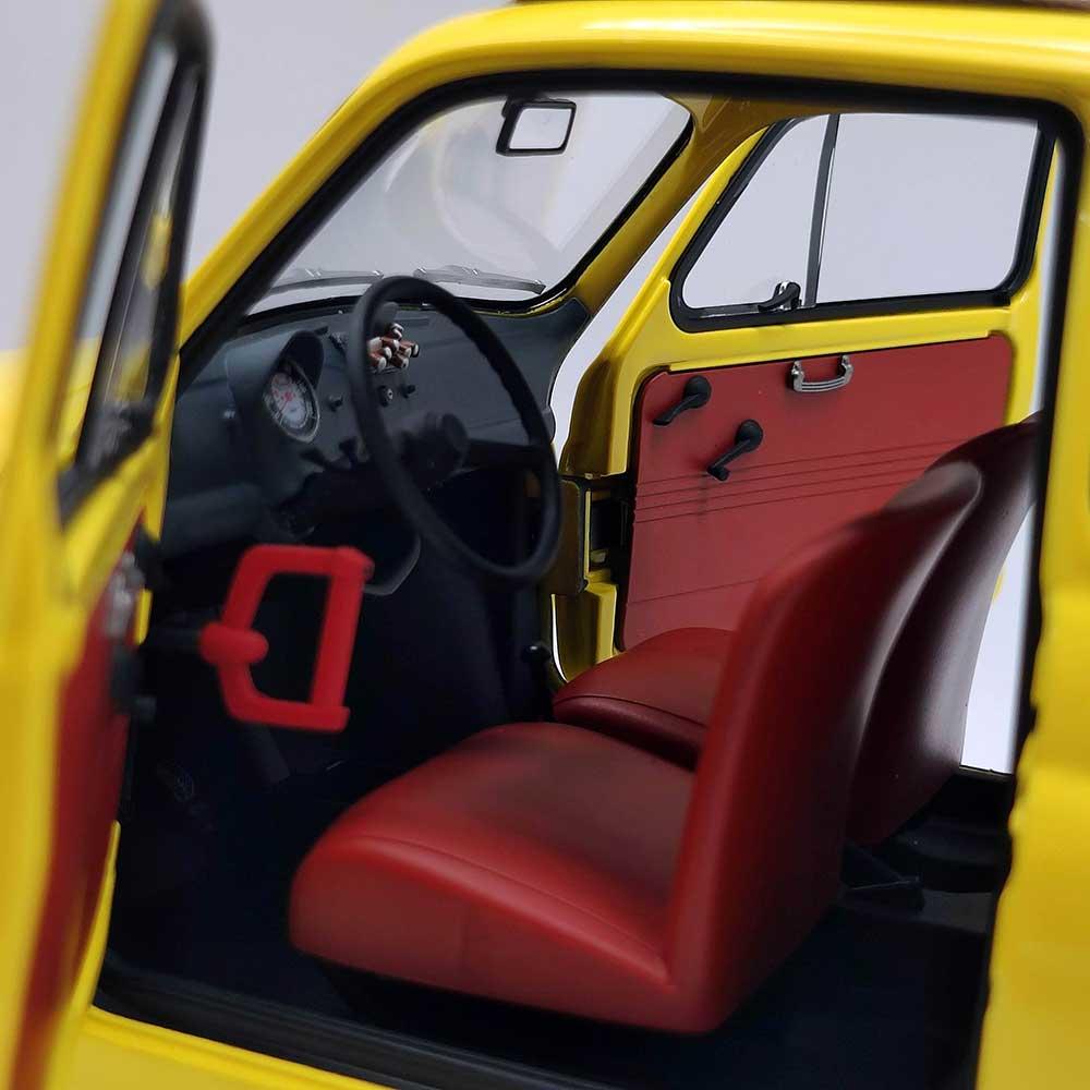 ルパン三世 カリオストロの城 FIAT 500 1/12 ダイキャスト製塗装済み完成品