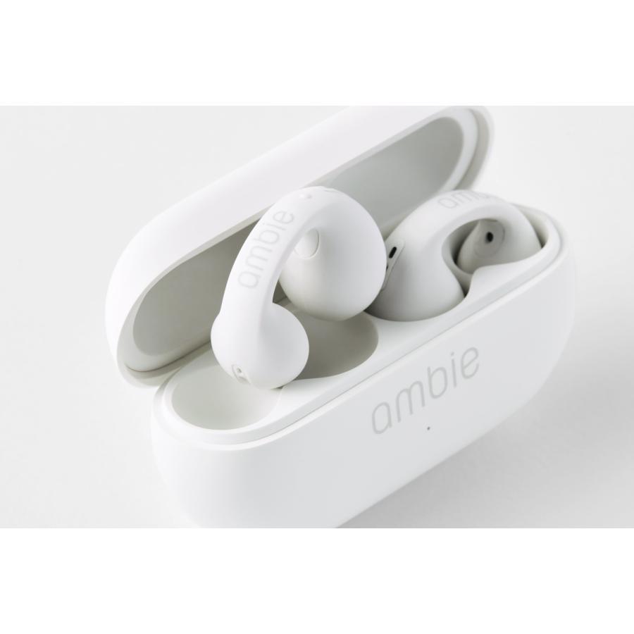 ambie(アンビー) AM-TW02 ambie sound earcuffs White × White イヤホン