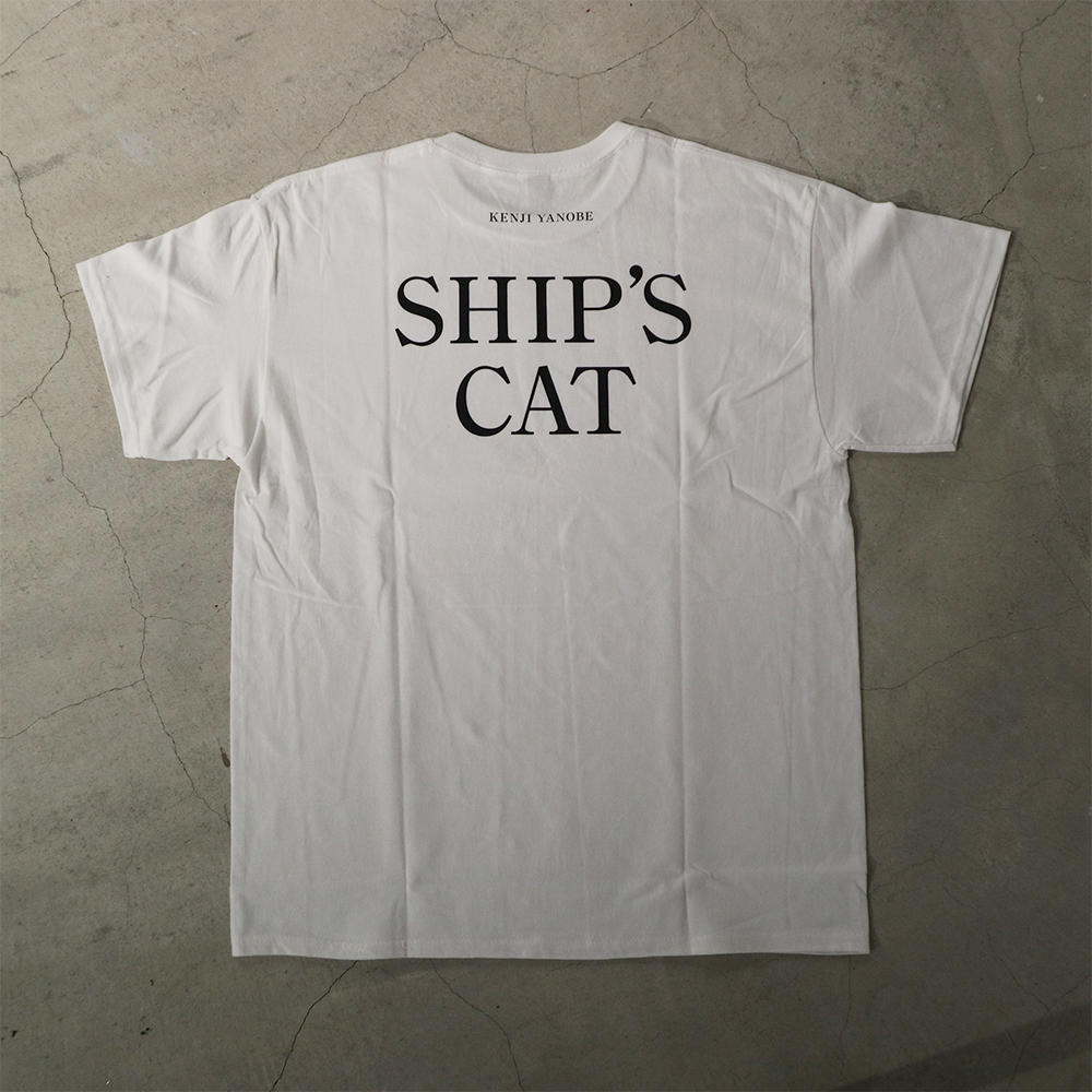 【ヤノベケンジ】 SHIP'S CAT (Crew) / Tシャツ 白