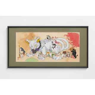 [Giclee: Ishiguro Ayako] Demonic Mother Cat 100th size *Scheduled to be shipped in mid- to late January 2025