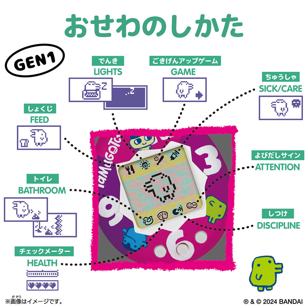 【Original Tamagotchi】手まりに流水 inspired by 加賀友禅「たまごっち」国内限定新シリーズ「Japan Edition」