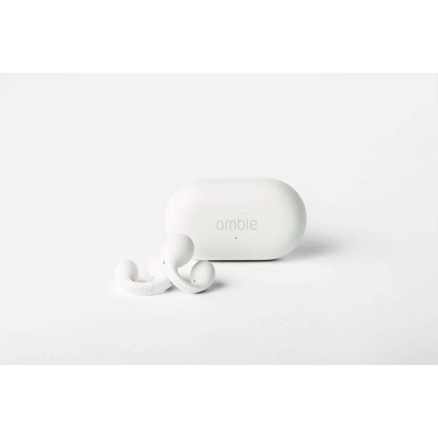 ambie(アンビー) AM-TW02 ambie sound earcuffs White × White イヤホン