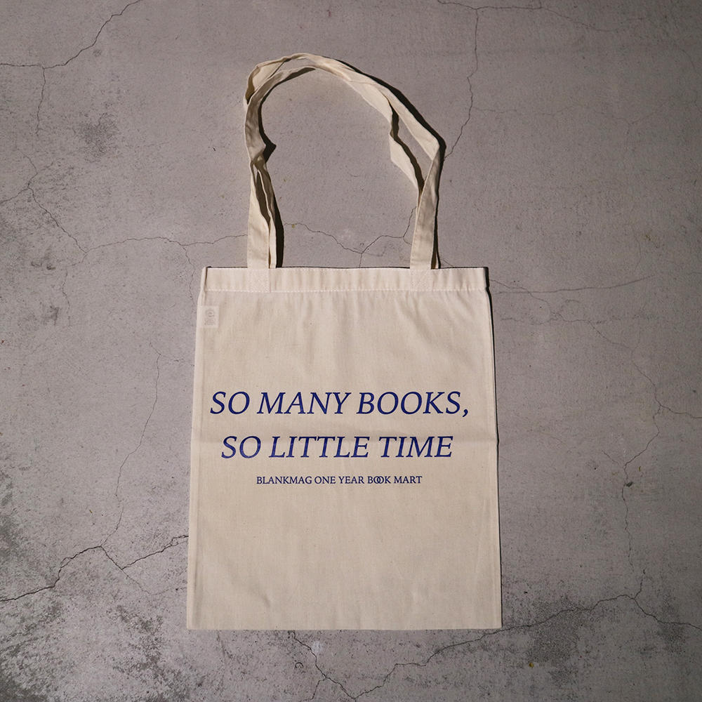 【種類の選択可／ミニトートバッグ】BLANKMAG BOOK MART "SO MANY BOOKS, SO LITTLE TIME" 