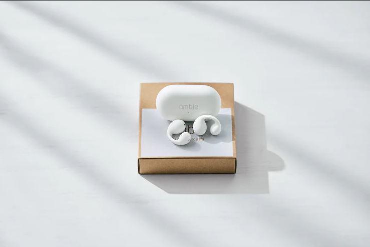 【ambie】 ambie sound earcuffs White×White AM-TW02 アンビー