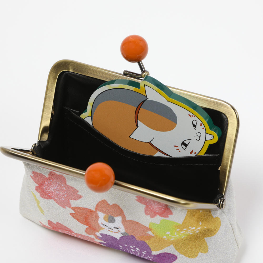 [IP] [Now accepting reservations] Natsume&#39;s Book of Friends Nyanko Sensei Sakura Pattern Clasp Pouch