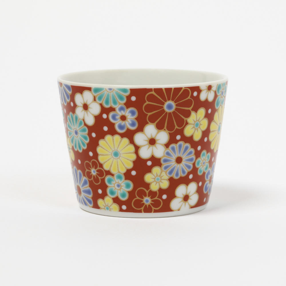 [IP] [Now accepting reservations] Natsume&#39;s Book of Friends Kutani ware cup and small plate set with plum and chrysanthemum pattern