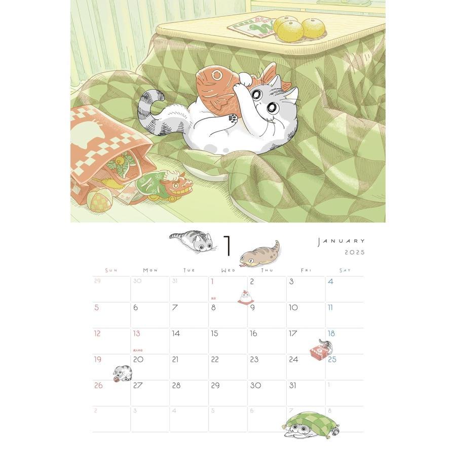 『夜は猫といっしょ 2025 CALENDAR（カレンダー）』