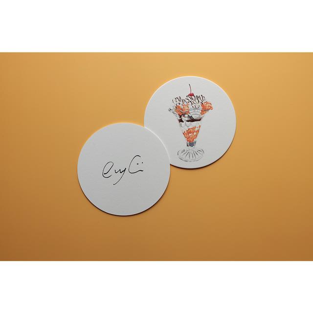 [Shioya Ayumi] Pure coffee shop illustration coaster &quot;Galant&quot;