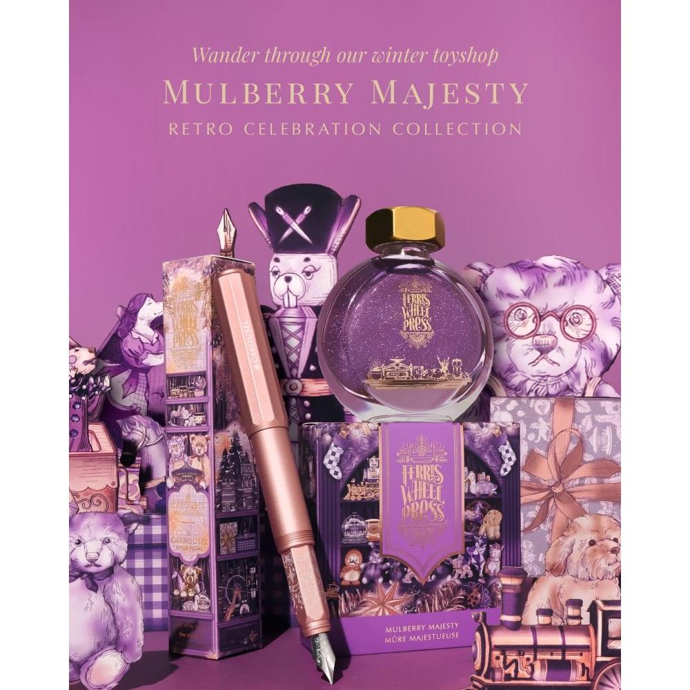 【予約：38ml】 Ferris Wheel Press　Mulberry Majesty　フェリス インク　※12月上旬～中旬発送予定