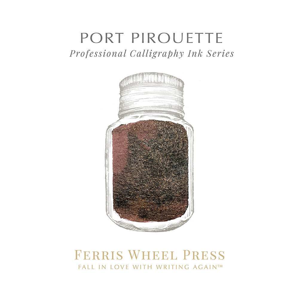 [28ml] Ferris Wheel Press Fanciful Events Collection (pigment ink) Port Pirouette Ferris Calligraphy Ink