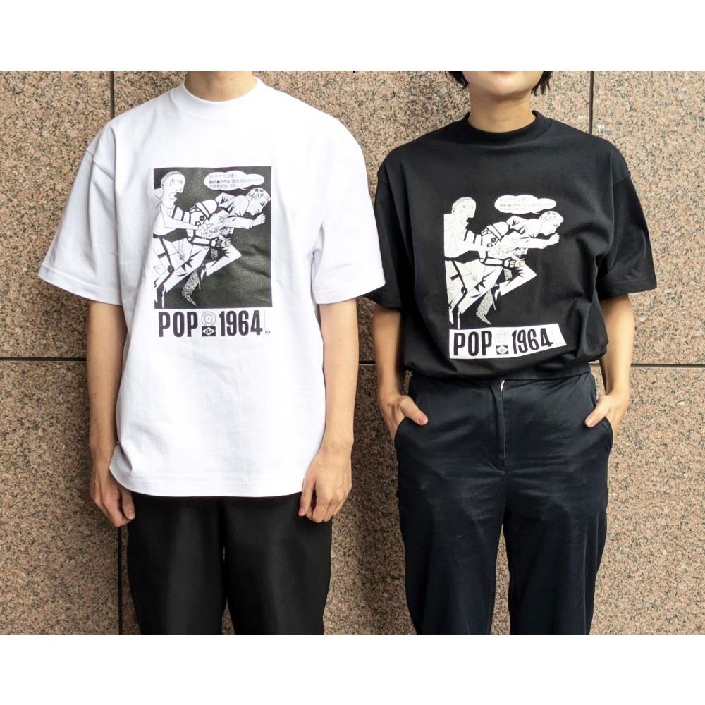 [Tadanori Yokoo] T-shirt "TOP with POP" (black)