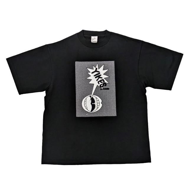 [Tadanori Yokoo] T-shirt "YIKES!" (black)