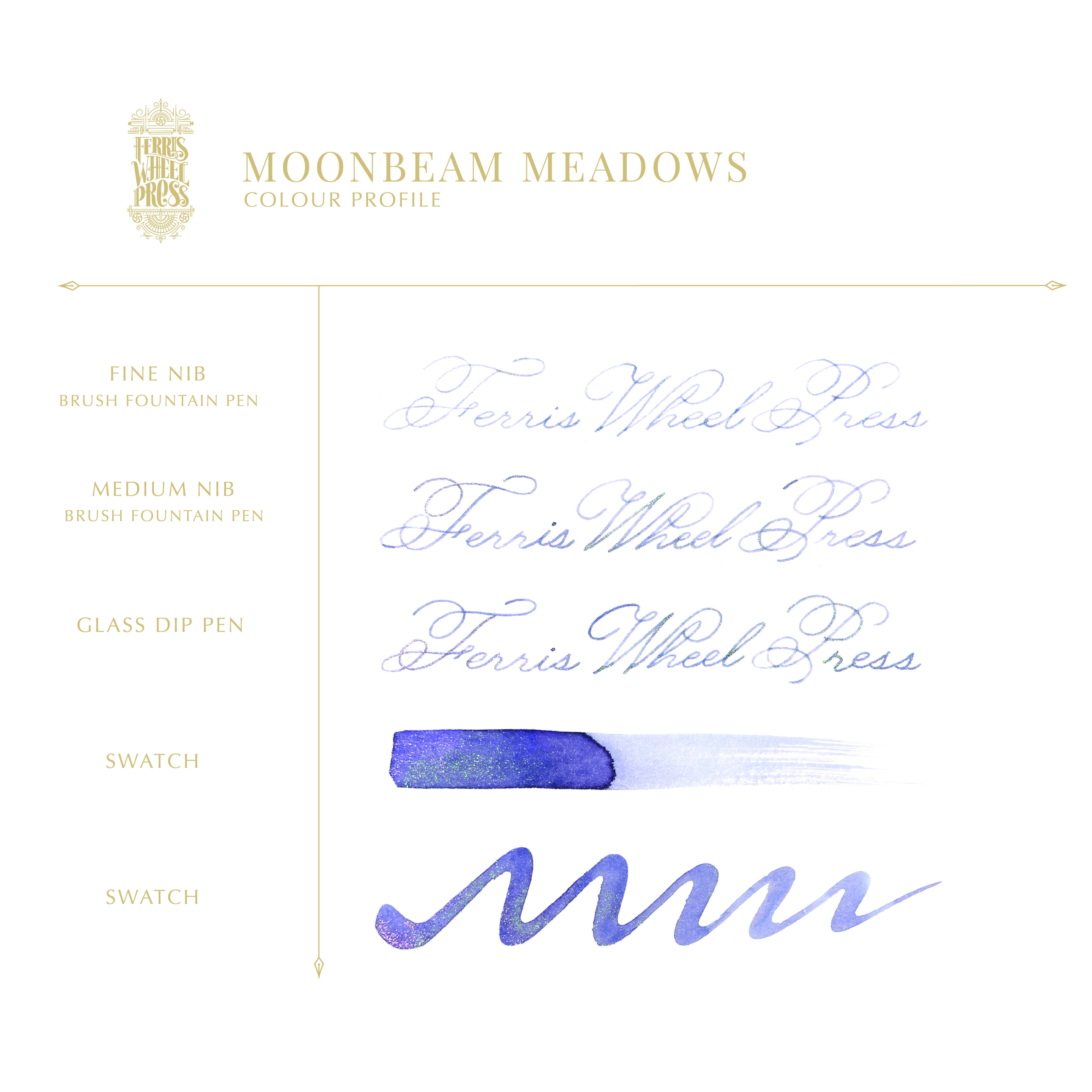 【20ml】Ferris Wheel Press　Moonbeam Meadows　フェリス インク