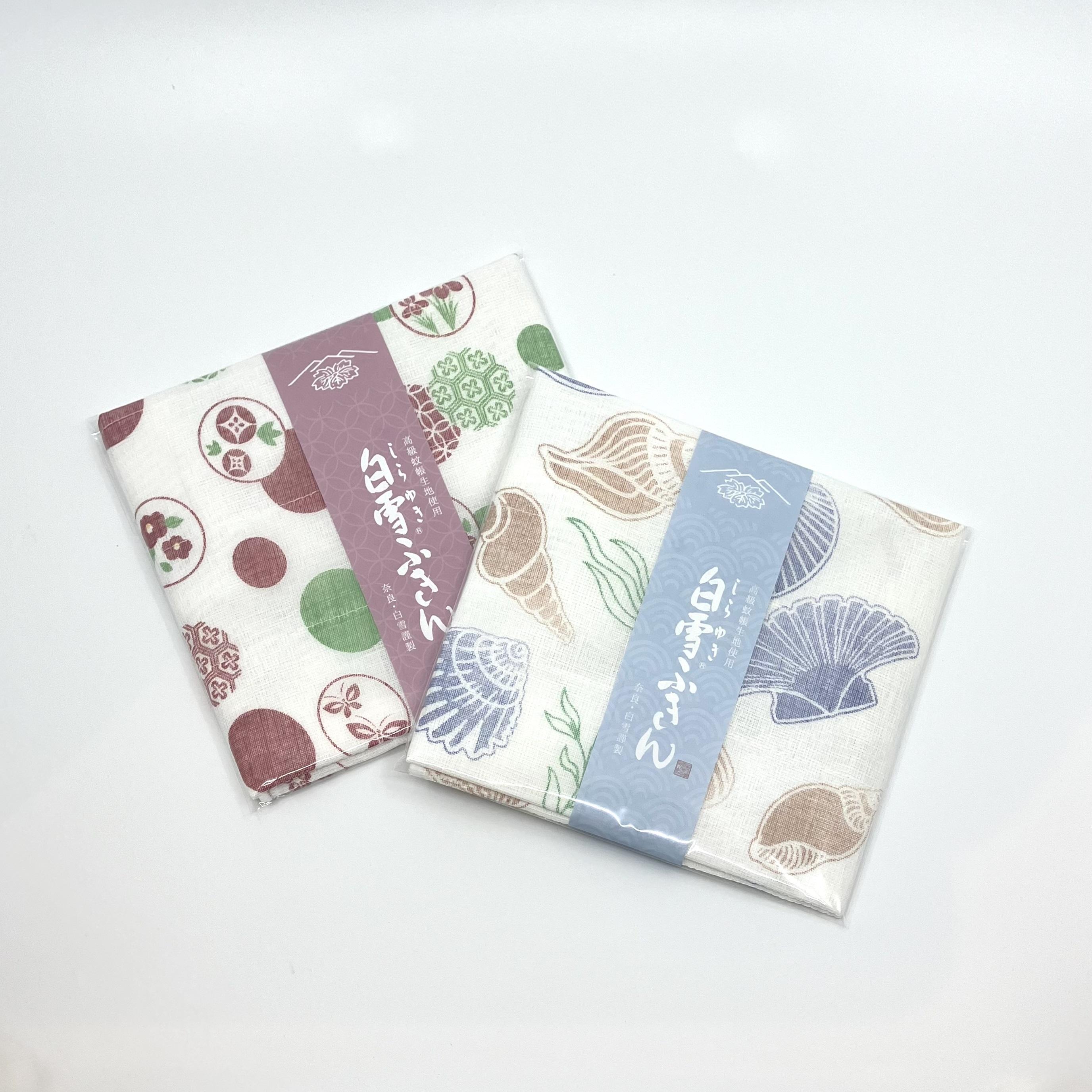 [Tsutaya Juzaburo Fair] Shirayuki Yuzen Dishcloth Shell Souvenir