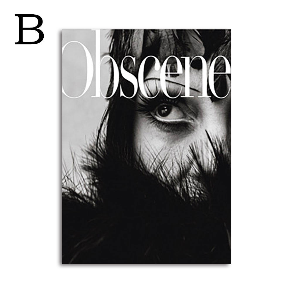 【ポスターカバー／2種類から選択】obscene magazine