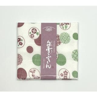 [Tsutaya Juzaburo Fair] Snow White Yuzen Dishcloth - Seasonal Flowers