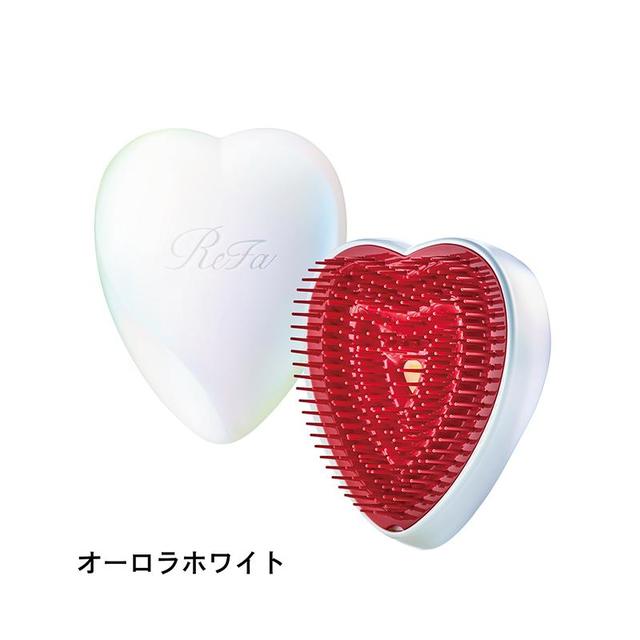 ReFa HEART BRUSH Aurora White