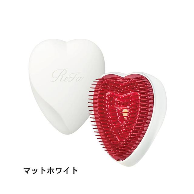 ReFa HEART BRUSH, Matte White