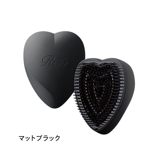 ReFa HEART BRUSH, Matte Black