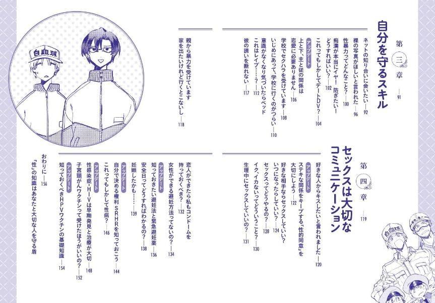 "Cells at Work Lady: New knowledge about sex that teenage girls should know" by Yuko Oikawa (author), Sachiko Takahashi (editor), Shigemitsu Harada (editor), Akari Otsukawa (editor), Akane Shimizu (editor)