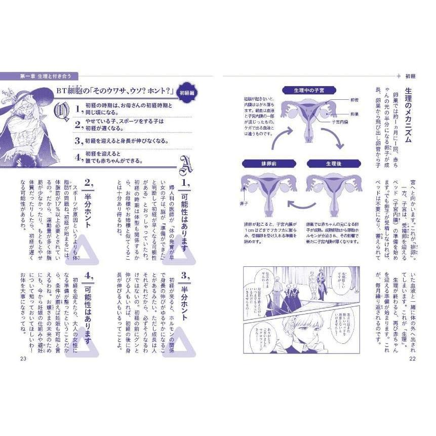 "Cells at Work Lady: New knowledge about sex that teenage girls should know" by Yuko Oikawa (author), Sachiko Takahashi (editor), Shigemitsu Harada (editor), Akari Otsukawa (editor), Akane Shimizu (editor)