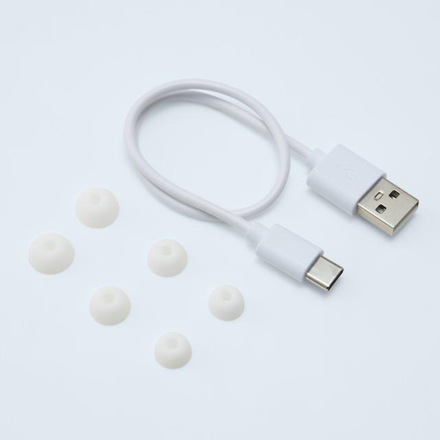 radius NEKO completely wireless earphones, white