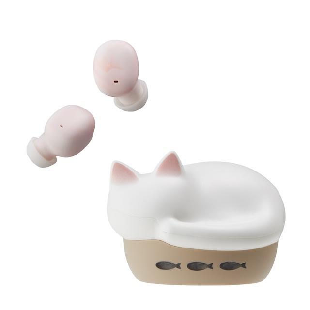 radius NEKO completely wireless earphones, white