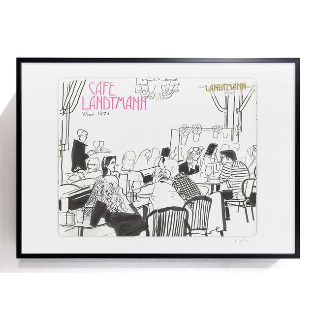 [Takeuma Sketch Reproduction Framed/Sheet 13] CAFE Landman *Scheduled to be shipped in mid-April