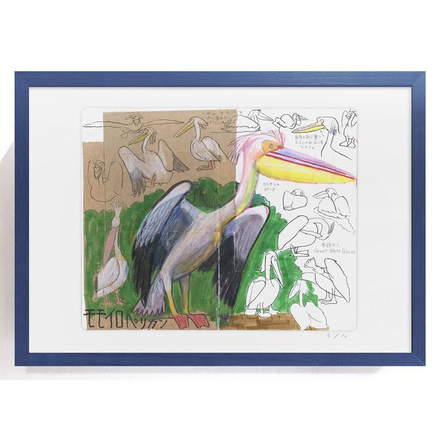 [Takeuma Sketch Reproduction Framed/Sheet 54] Pelican Garden *Scheduled to be shipped in mid-April