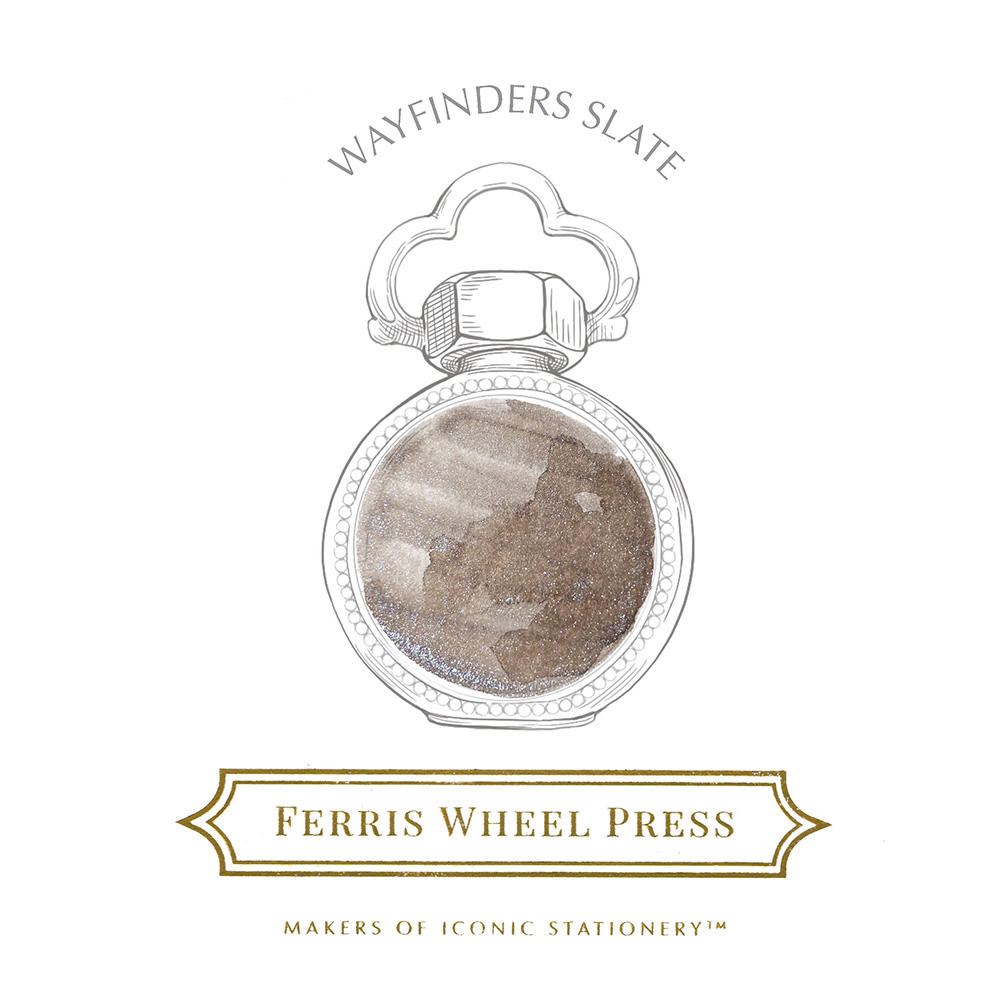 【予約：38ml】Ferris Wheel Press　Wayfinders Slate　フェリス インク　※3月上旬～中旬頃発送予定